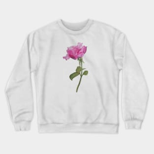 Watercolor rose Crewneck Sweatshirt